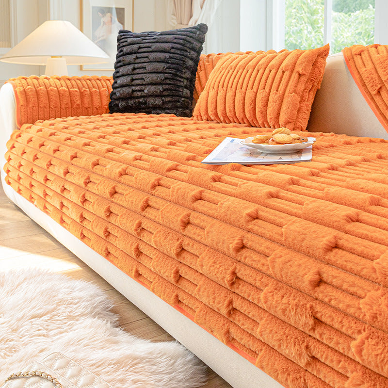 Hasenplüsch Sofa-Kissen Winter-Fleece – Bild 4 | LuxeStyle