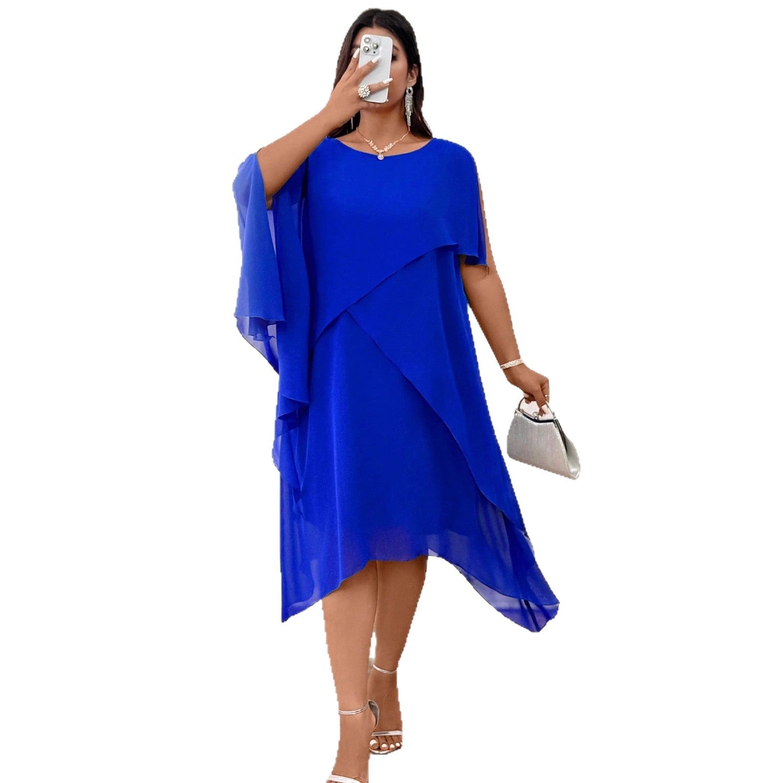 Elegantes Rundhals-Kleid