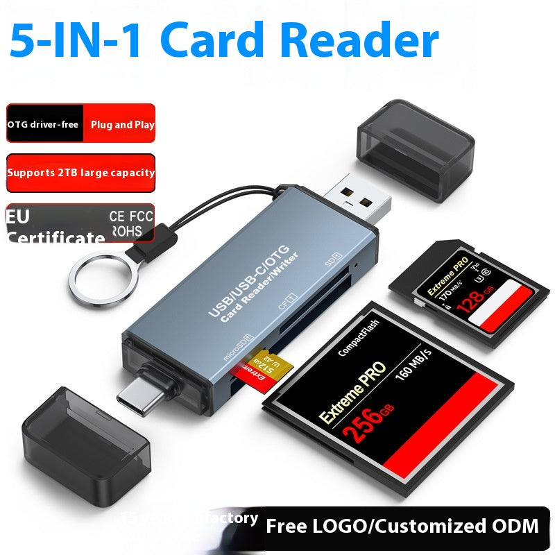 3-in-1 USB CF/SD/TF Kartenleser