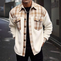 Grau-Weiss Karo Jacke