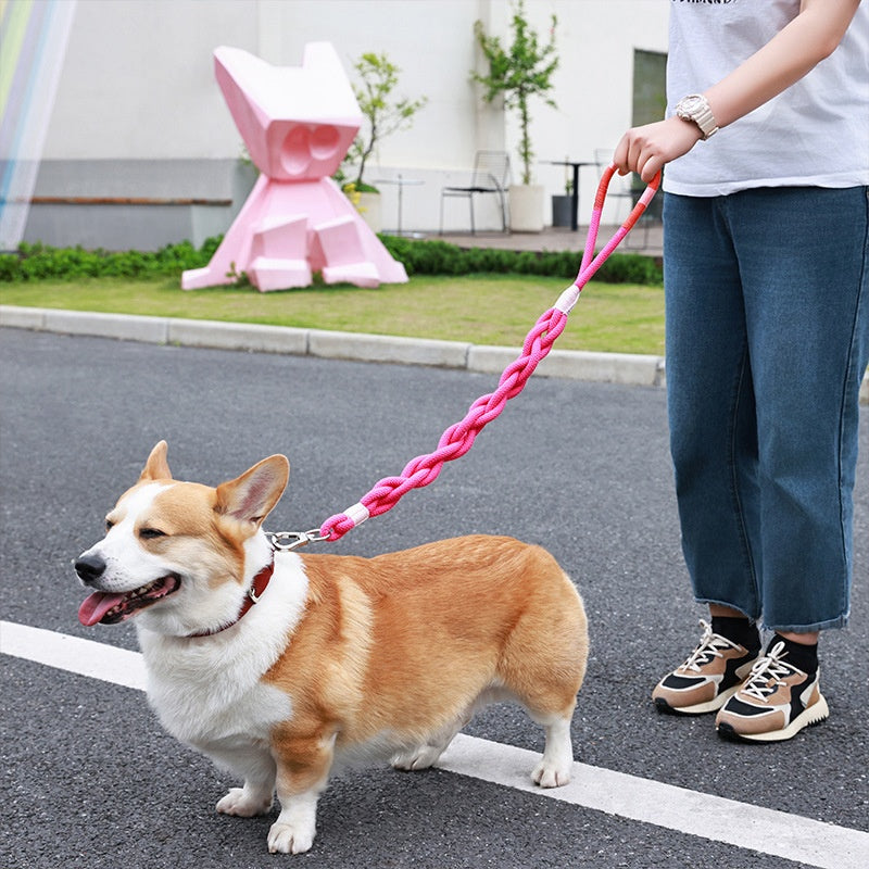 Gelbes Hundehalfter aus Polyesterfaser