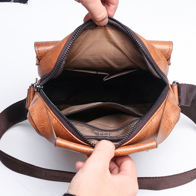 Retro Umhängetasche für Herren – Dokumenten-Messenger – Bild 6 | LuxeStyle