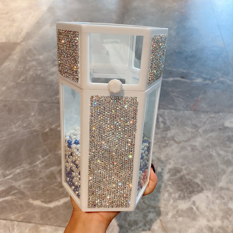 Glas-Aufbewahrungsbox mit Deckel für Kosmetik – Bild 5 | LuxeStyle
