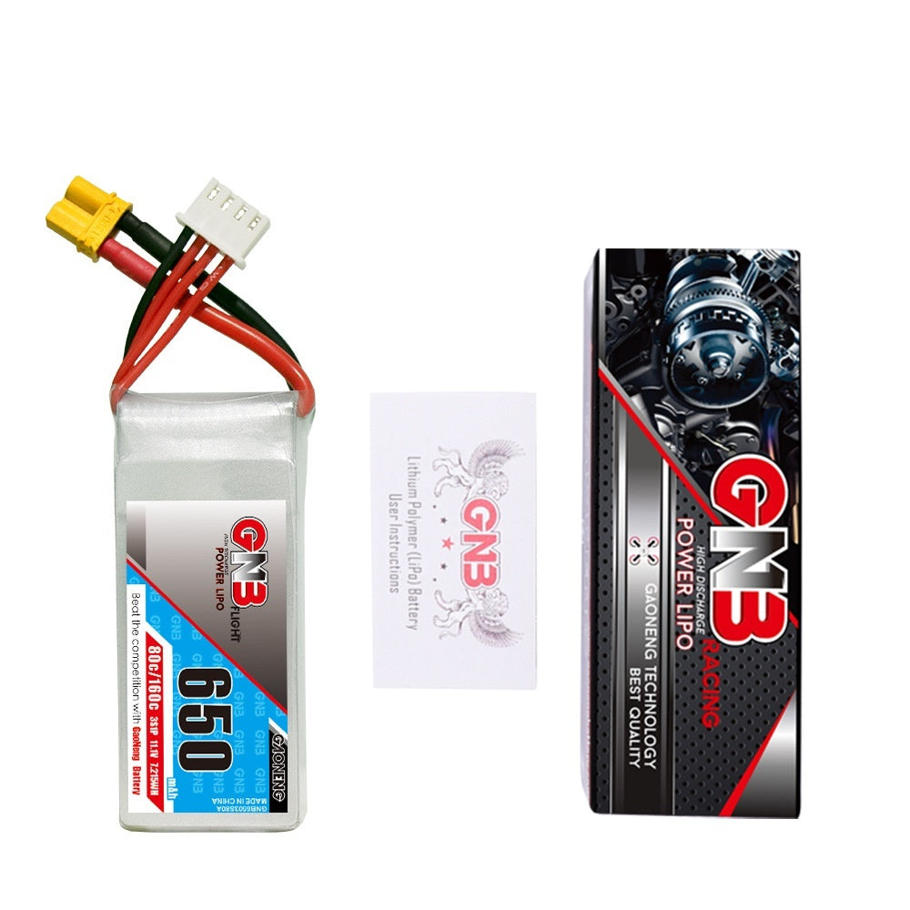 GNB 650mAh 3S 11.1V 80C LiPo Akku