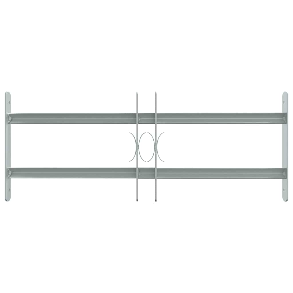 Verstellbares Fenstergitter mit 2 Querstreben