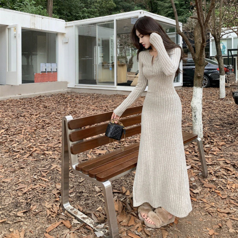 Französisches Strickkleid | LuxeStyle