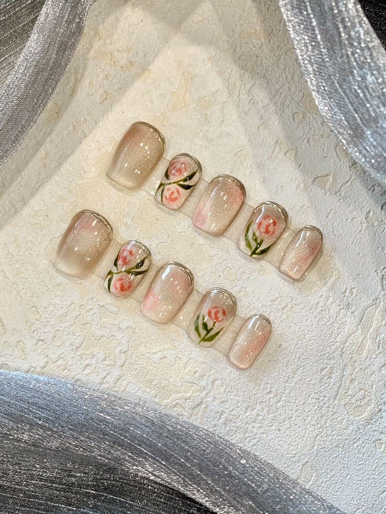 French Advanced Rose Wear Armor Nagel-Tips – Bild 7 | LuxeStyle
