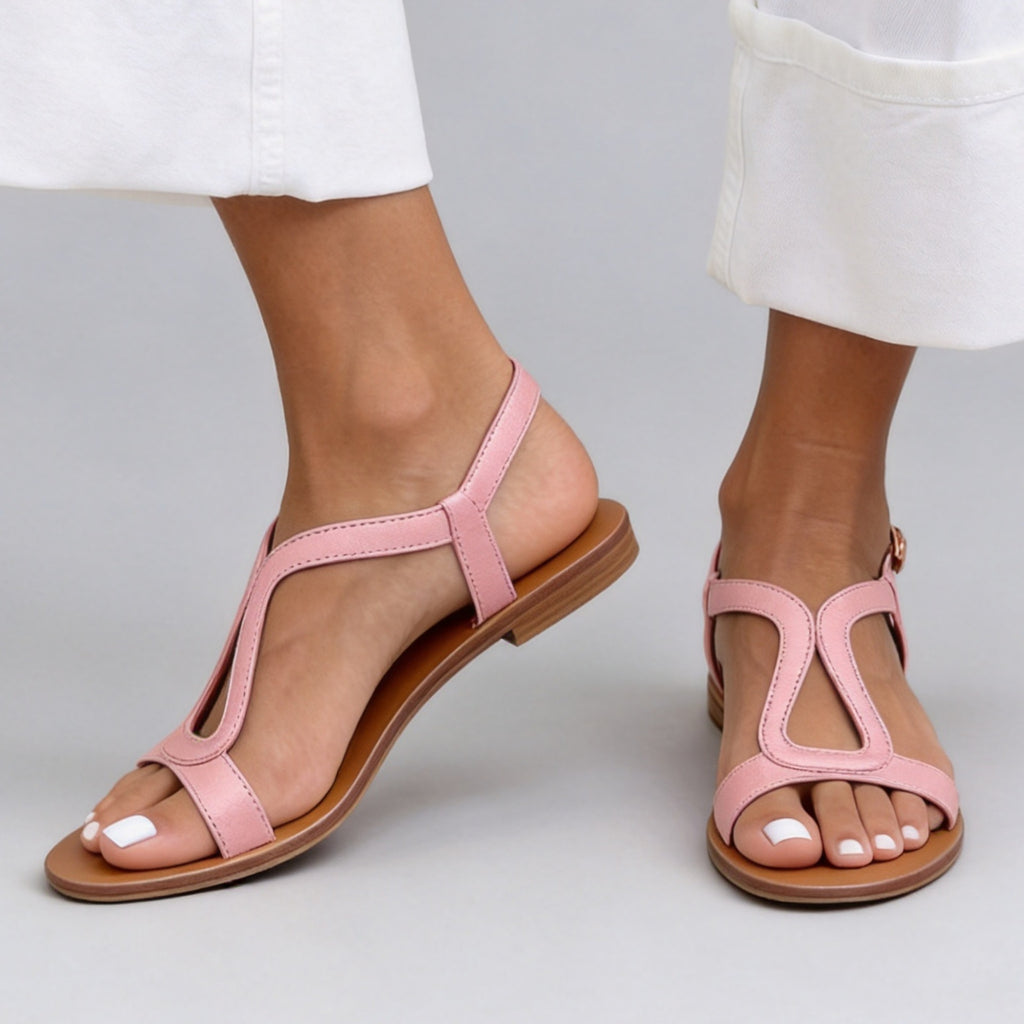 Flache Sandalen