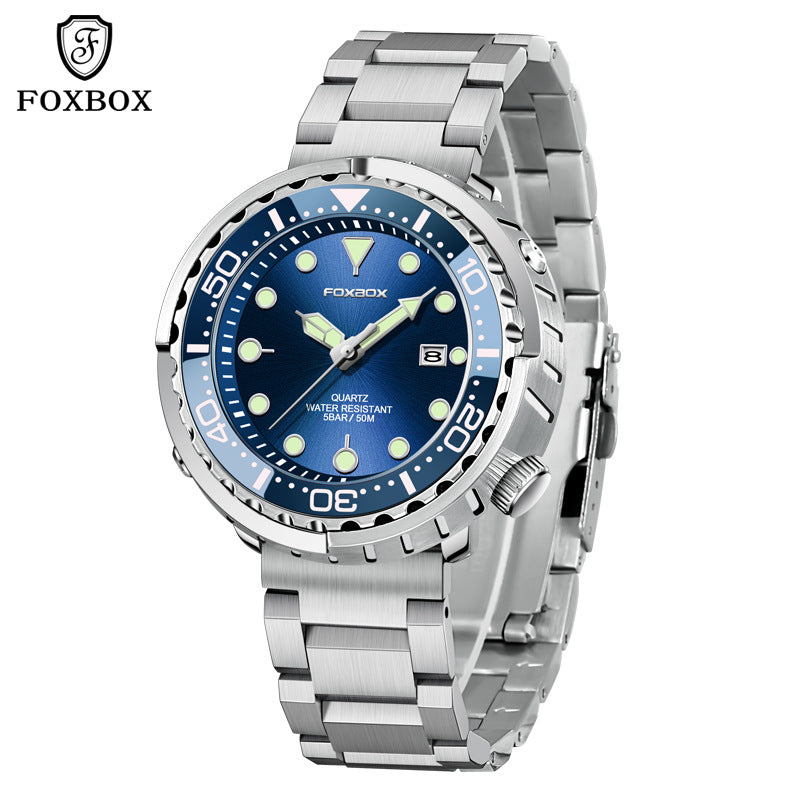 Herren Quarz-Armbanduhr mit Kalender | LuxeStyle