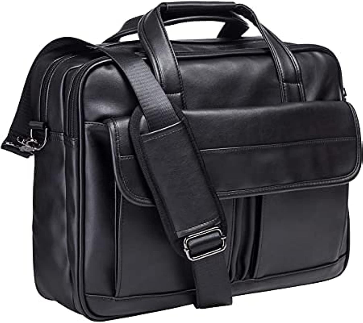 Notebook Messenger Bag aus Lederimitat