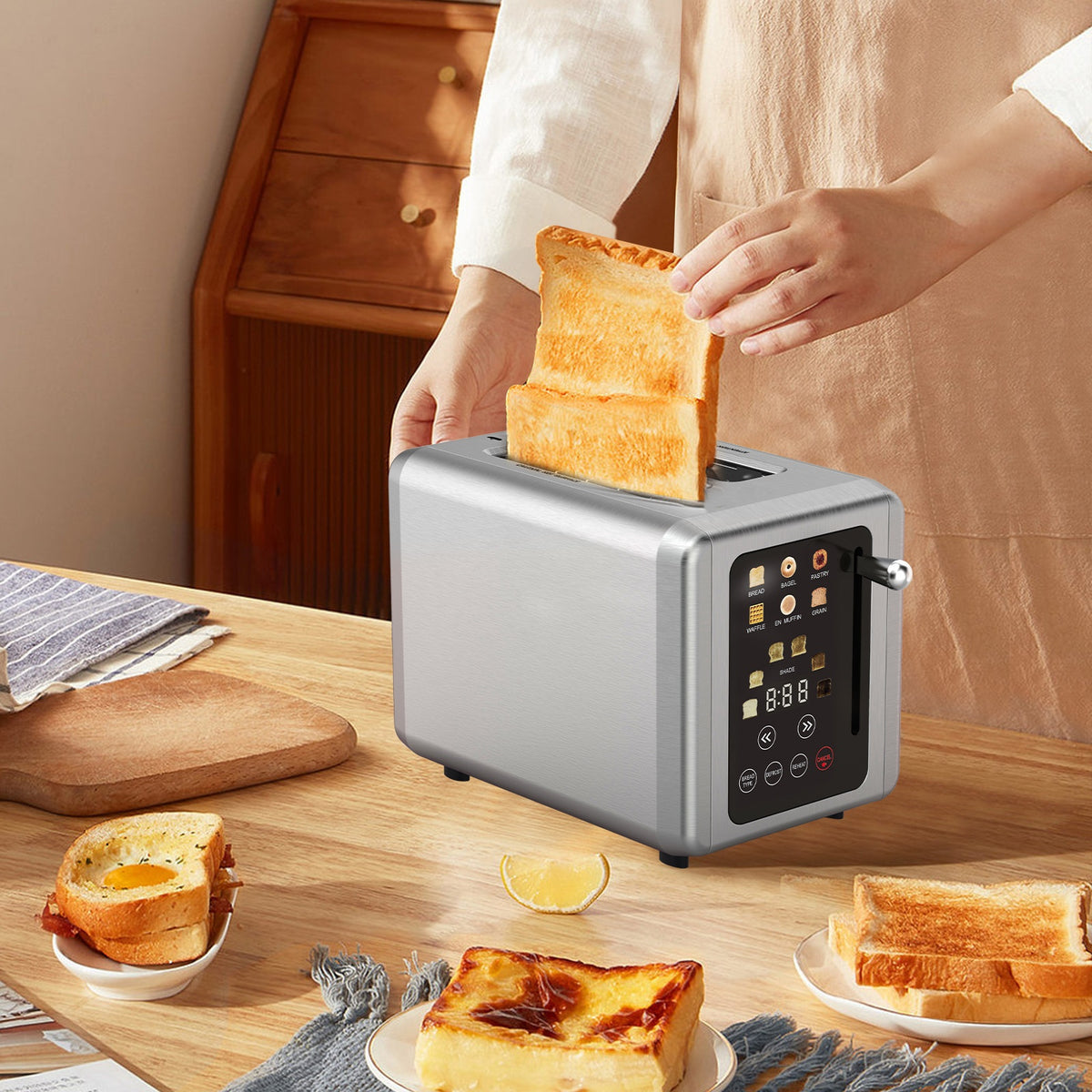 Intelligenter Touchscreen-Frühstücktoaster – Bild 5 | LuxeStyle