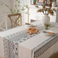Tischdecke mit Quasten – geometrisches Muster – Bild 12 | LuxeStyle