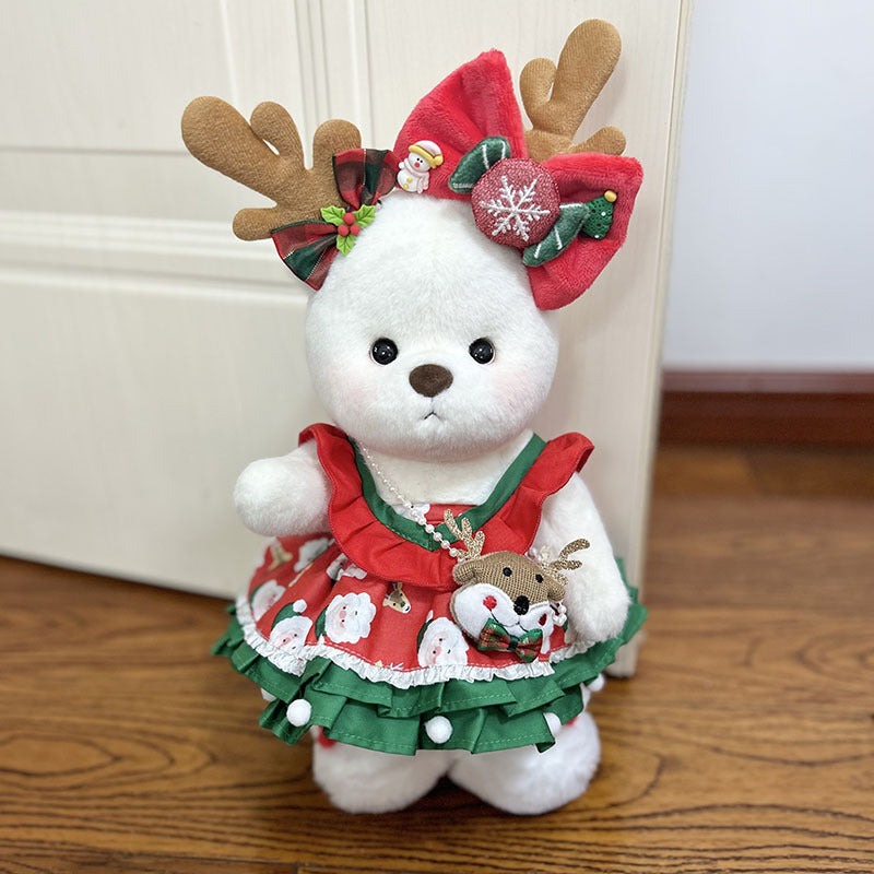 30 cm Plüschbär-Kostüm – Schneemann-Set – Bild 17 | LuxeStyle