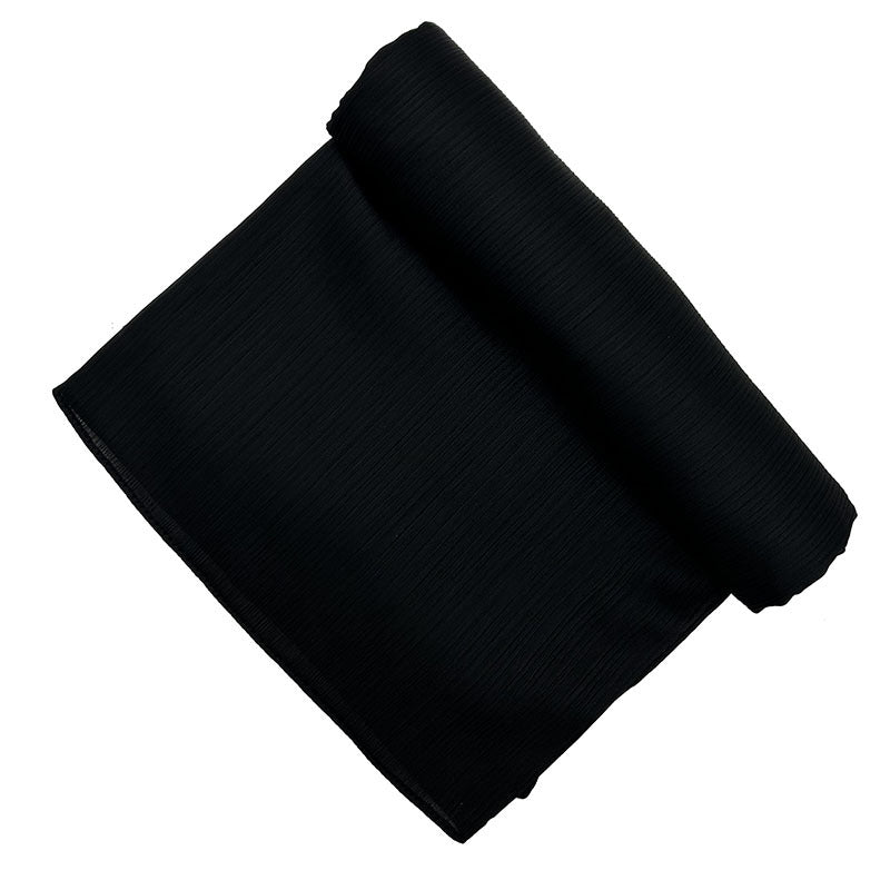 Plissierter Satin-Schal für Damen, mittellang – Bild 10 | LuxeStyle