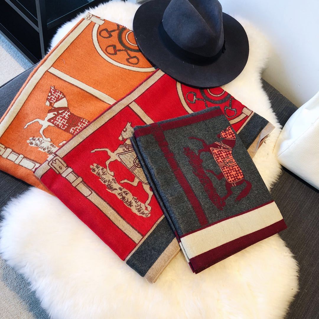 Faux-Cashmere-Schal mit Karomuster – Bild 3 | LuxeStyle