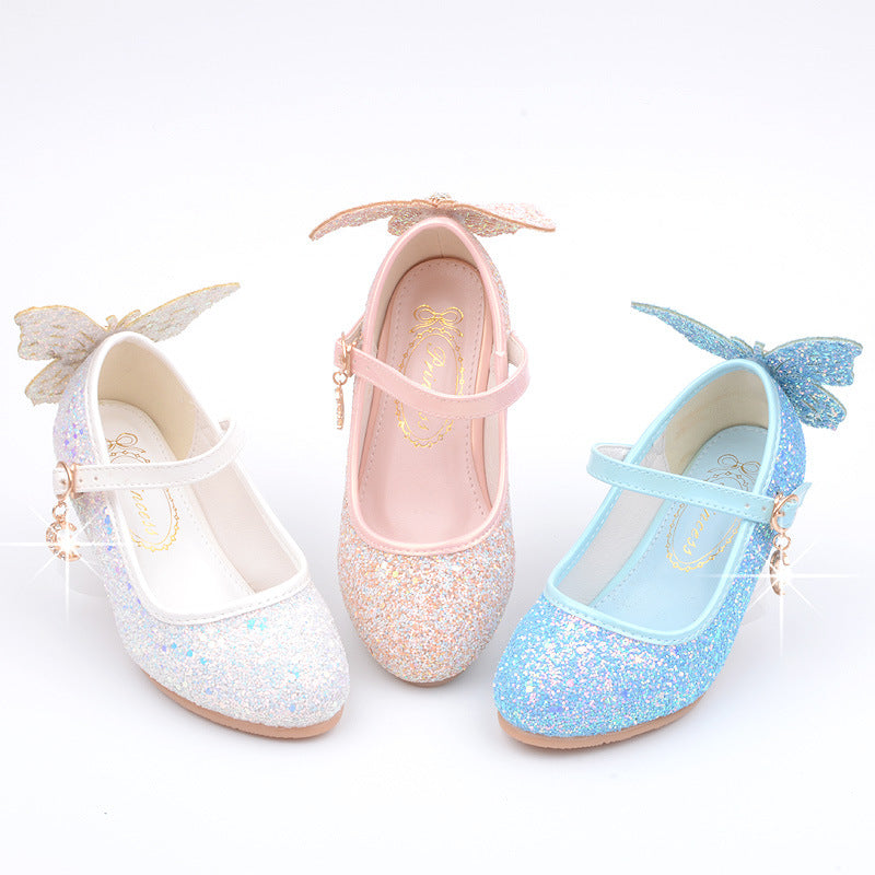 Mädchen High Heels mit Pailletten | LuxeStyle