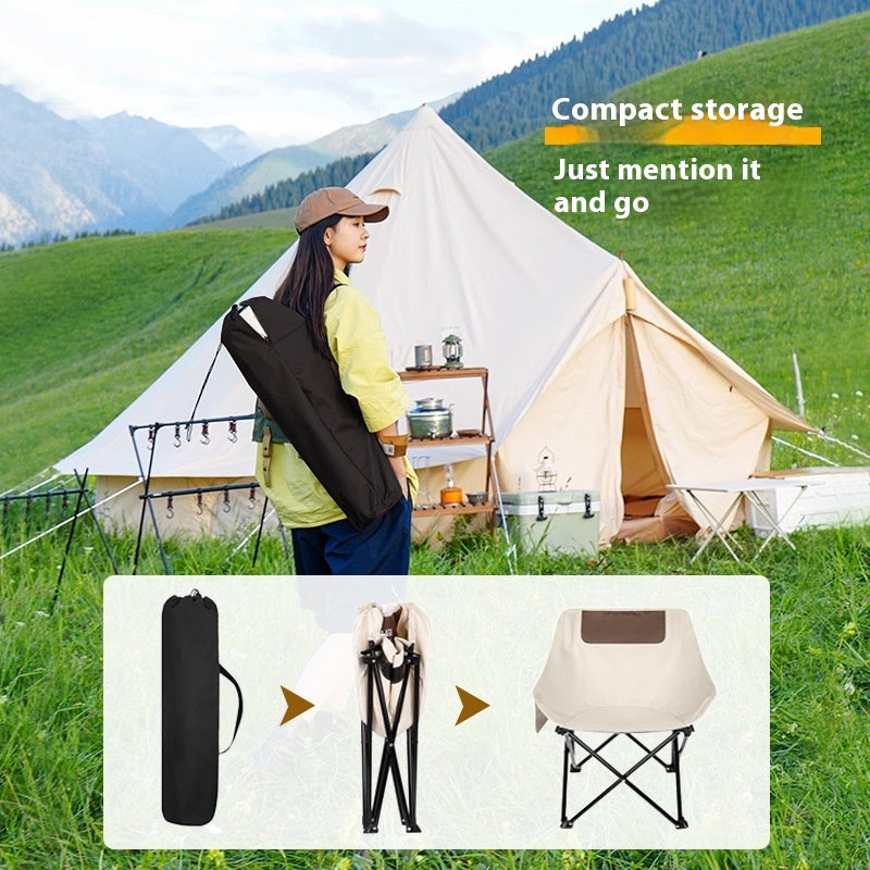 Faltbarer Outdoor-Stuhl – Bild 2 | LuxeStyle