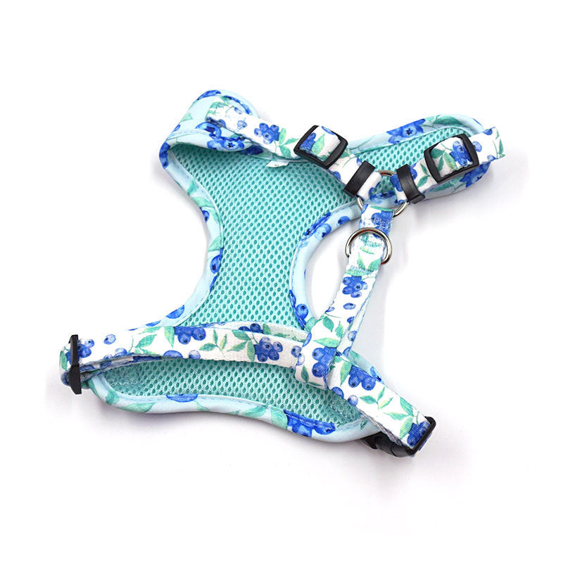 Atmungsaktives Hundegeschirr "Miha" Blueberry | LuxeStyle