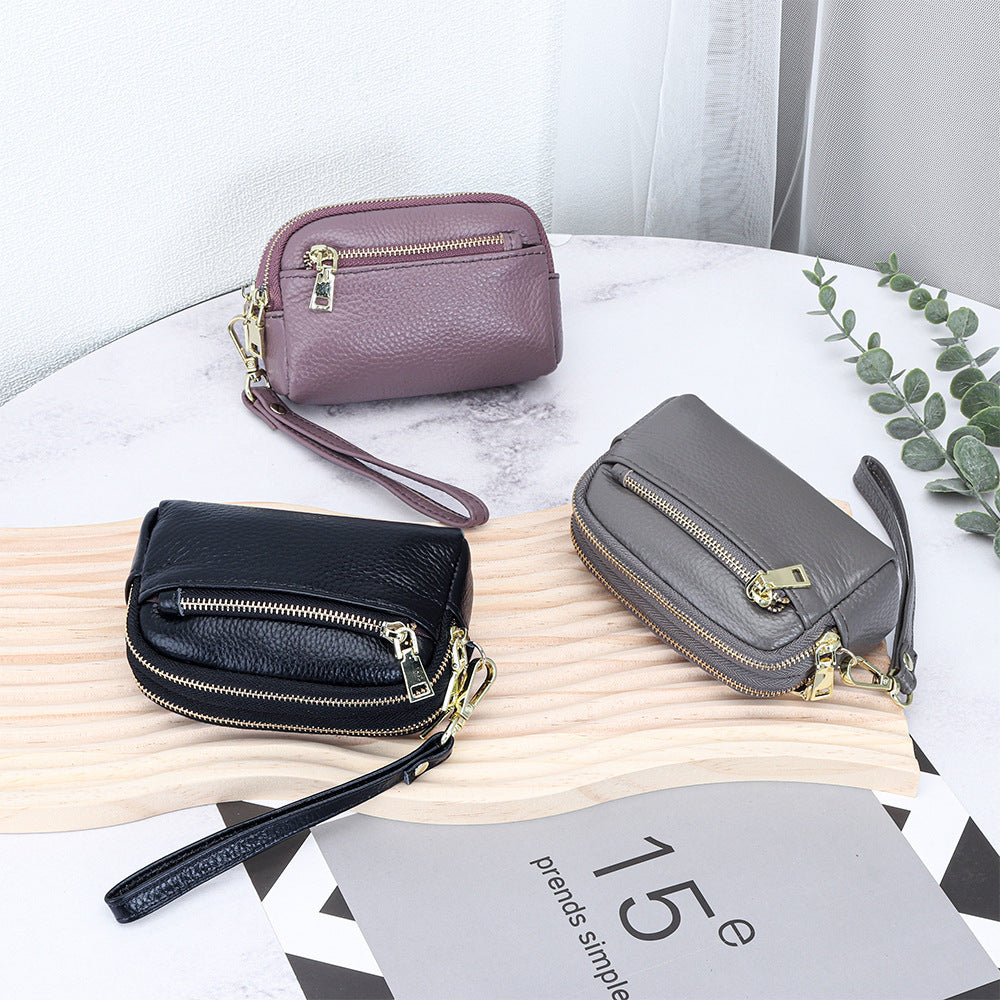 Mini-Portemonnaie aus Vollnarbenleder – Bild 9 | LuxeStyle