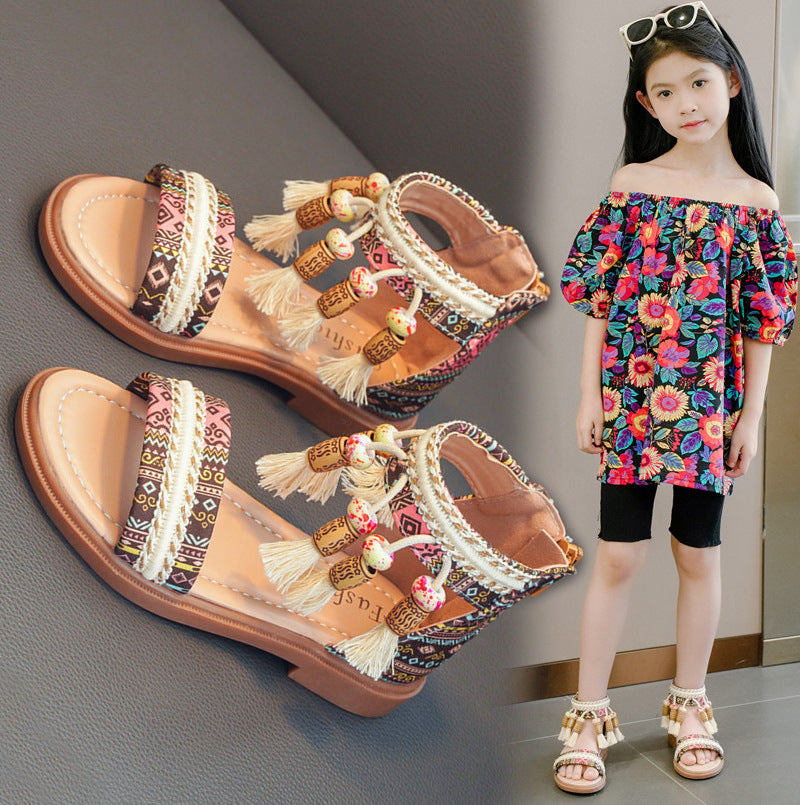 Retro Roman Sandalen für Kinder