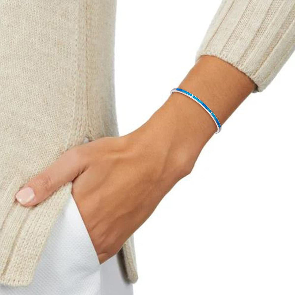 Opal Armband mit Wellenmuster – Bild 2 | LuxeStyle