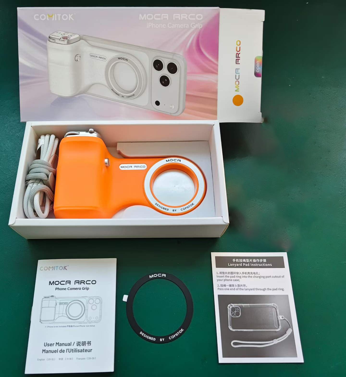Magnetische Handy-Kamerahilfe MOCA ARCO