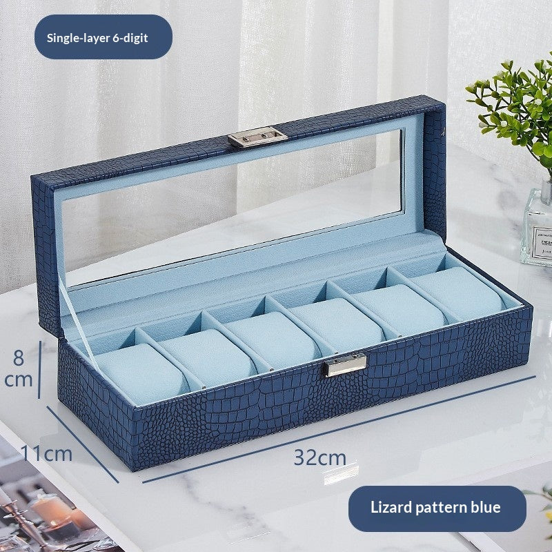 Uhrenbox mit Sichtfenster im europäischen Stil – Bild 5 | LuxeStyle