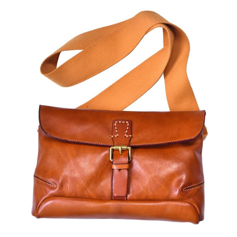 Rindsleder-Crossbody Tasche für Männer – Bild 2 | LuxeStyle