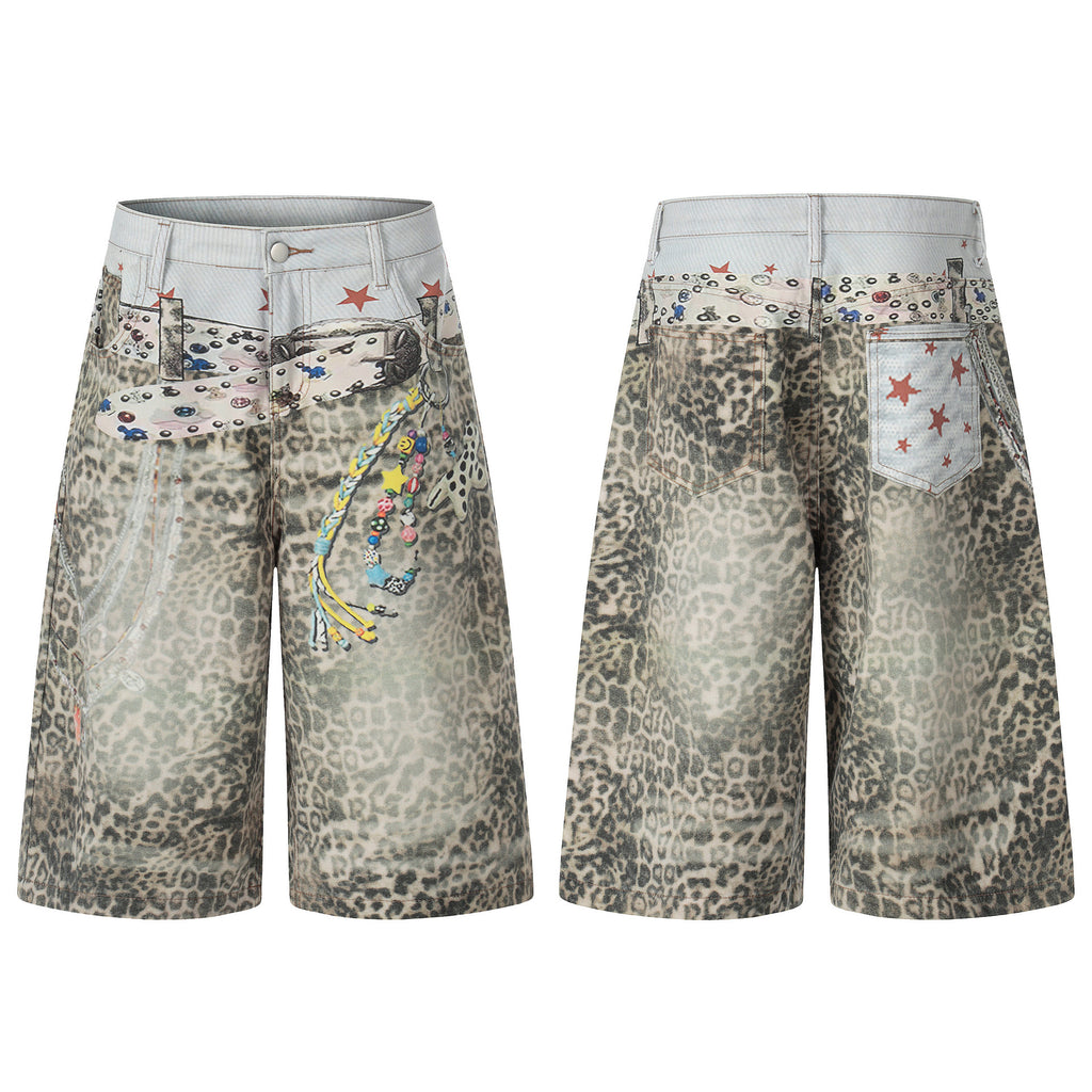 Retro-Leopard-Hose cropped