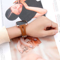 Lederarmband mit Lochmuster