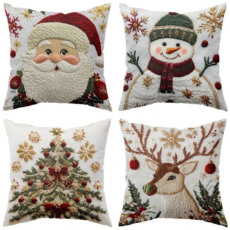 Weihnachtliche Kissenbezüge für dein Sofa | LuxeStyle