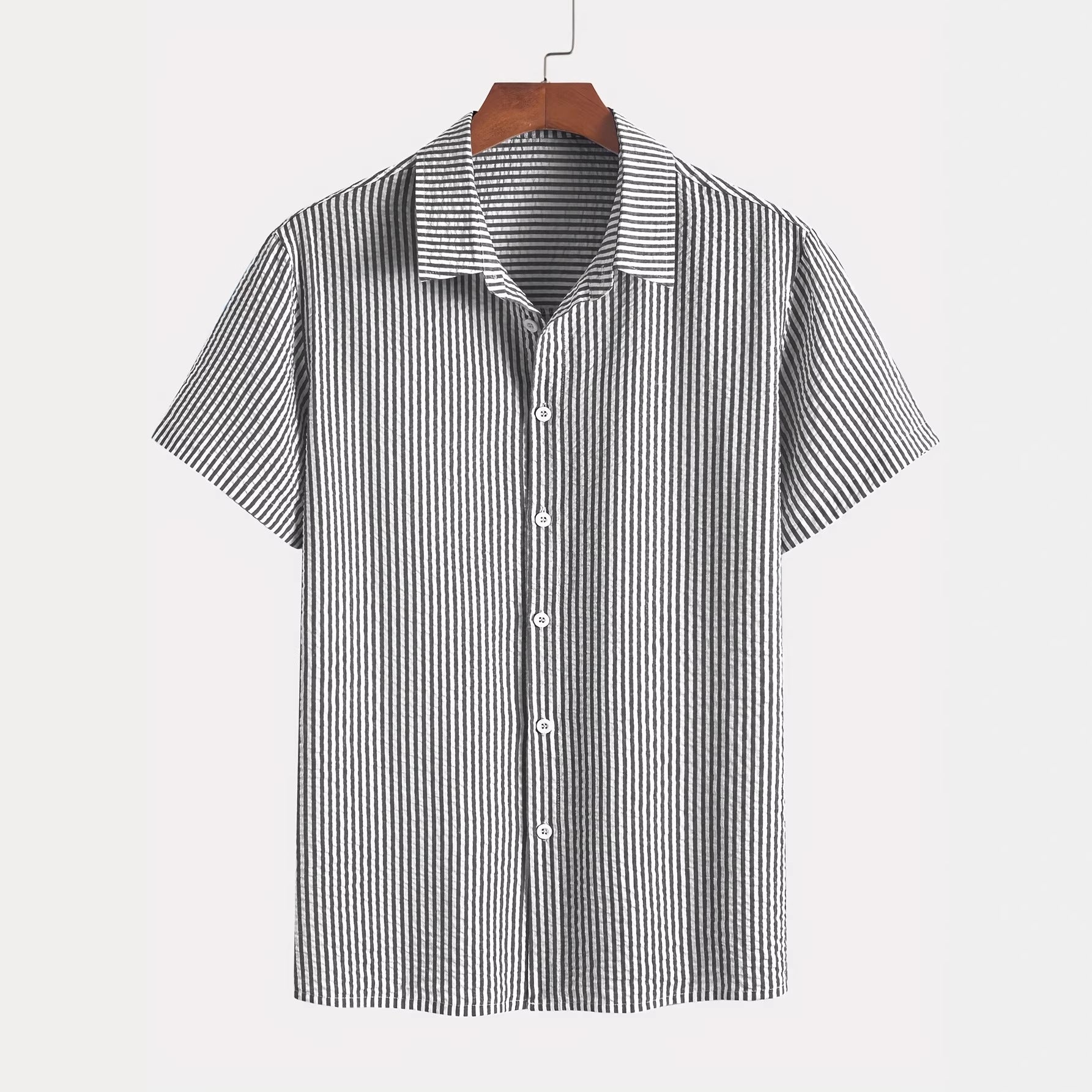 Retro Plaid Kurzarmhemd für Herren