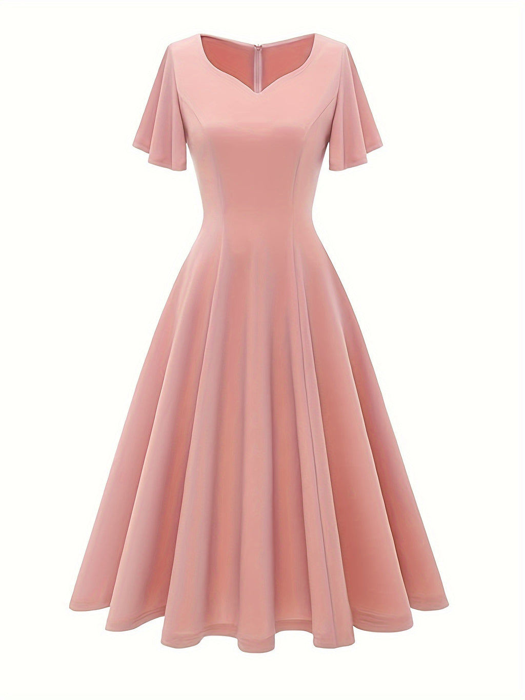 Elegantes Freizeitkleid mit Taillenschnürung – Bild 6 | LuxeStyle