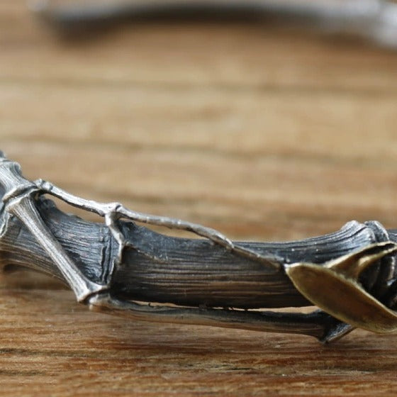 Kupferarmband mit Bambus-Design | LuxeStyle