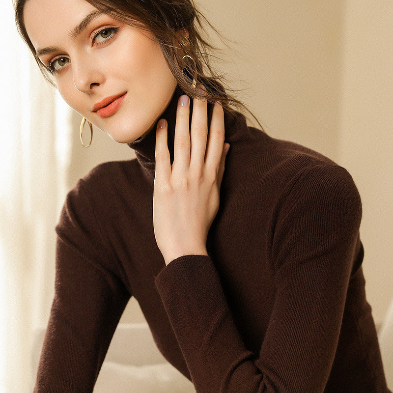 Langarm Strickpullover Slim Fit