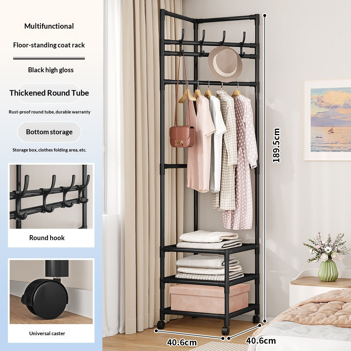 Doppelstöckiger Kleiderständer – Bild 6 | LuxeStyle