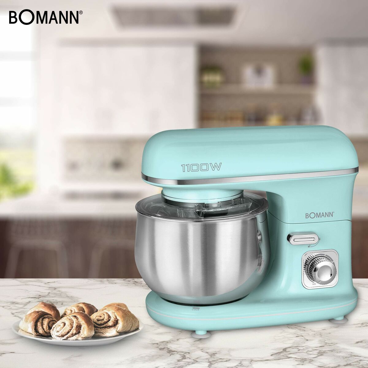 Küchenmaschine Bomann KM 6030 CB 1100 W – Bild 2 | LuxeStyle