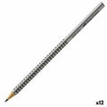Bleistift Faber-Castell Grip 2001 Ökologisch Grau HB (12 Stück)