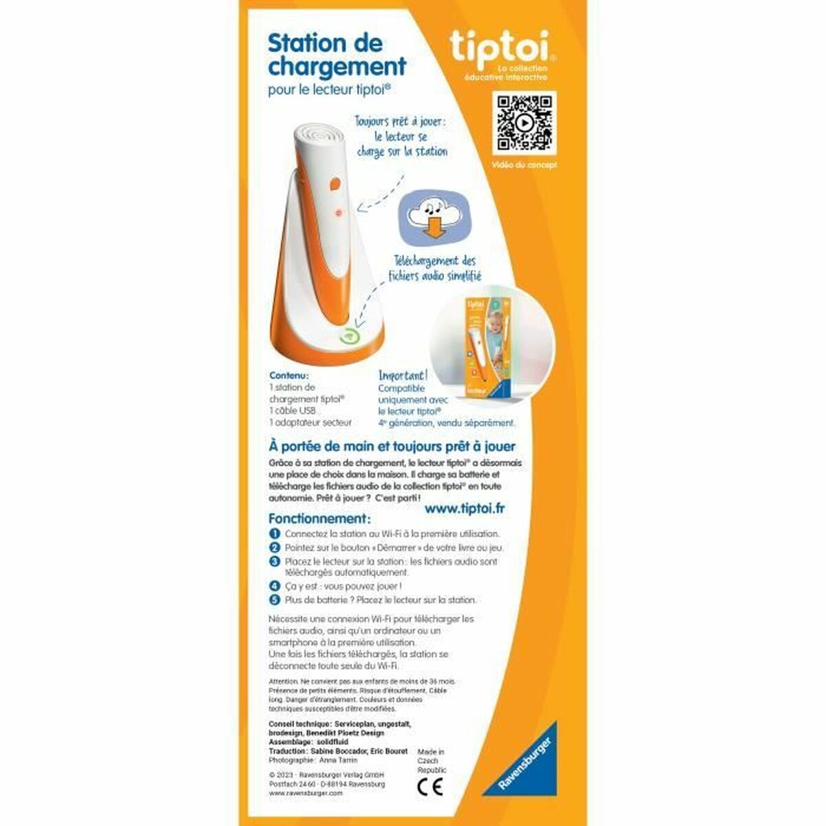 Lernspiel Ravensburger tiptoi® Station charge (FR)