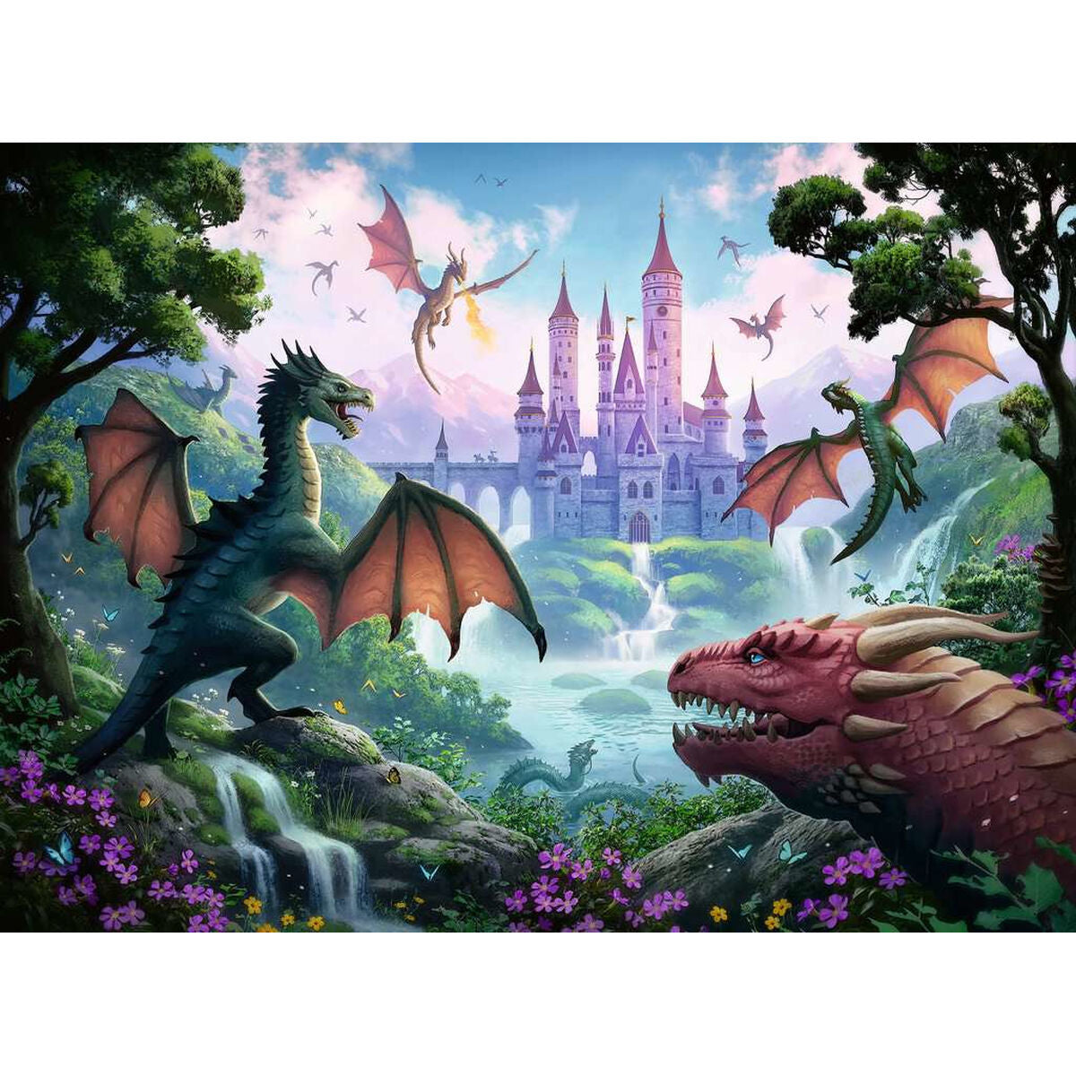 Puzzle Ravensburger The Dragon's Wrath XXL 300 Stücke