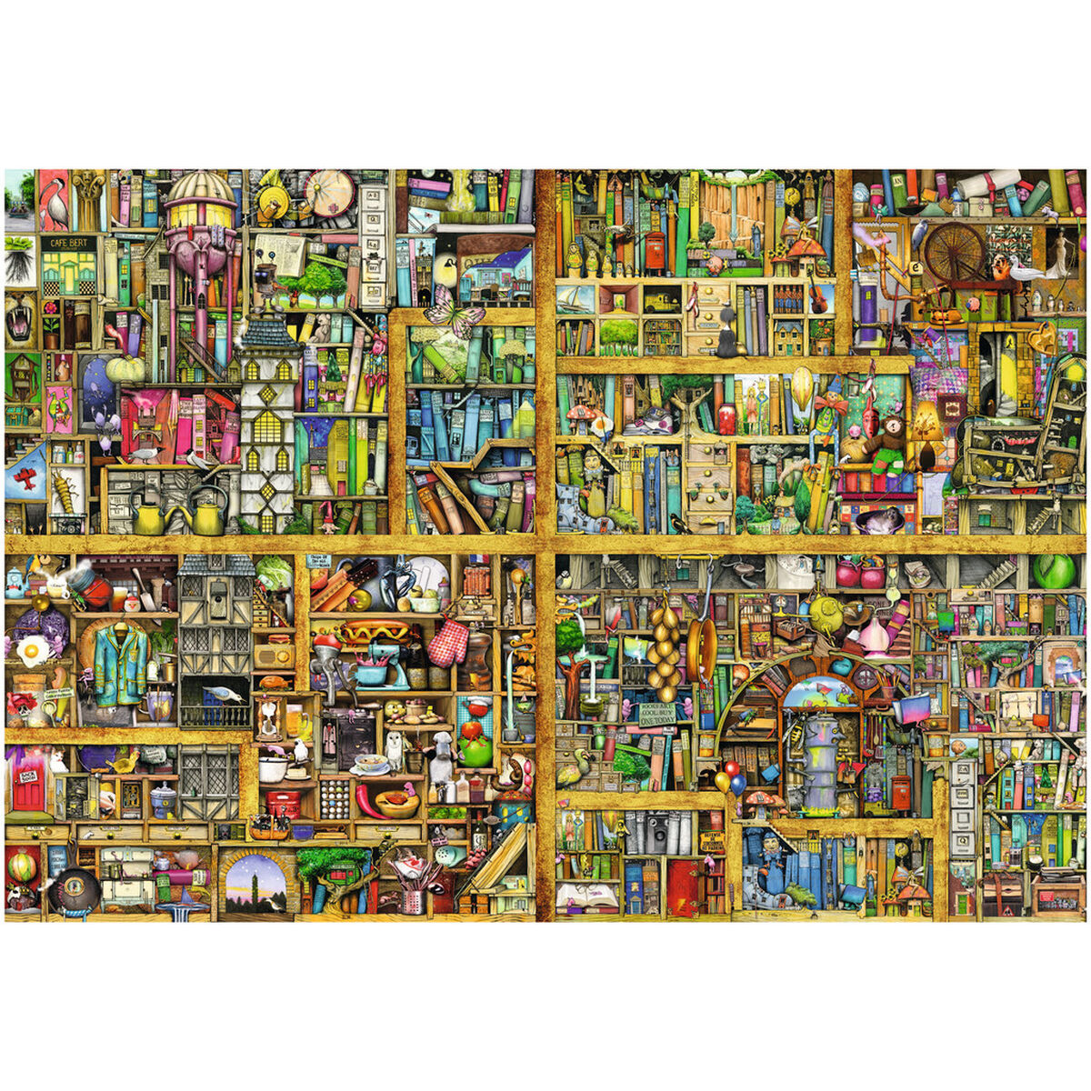 Puzzle Ravensburger Magic Library Stücke