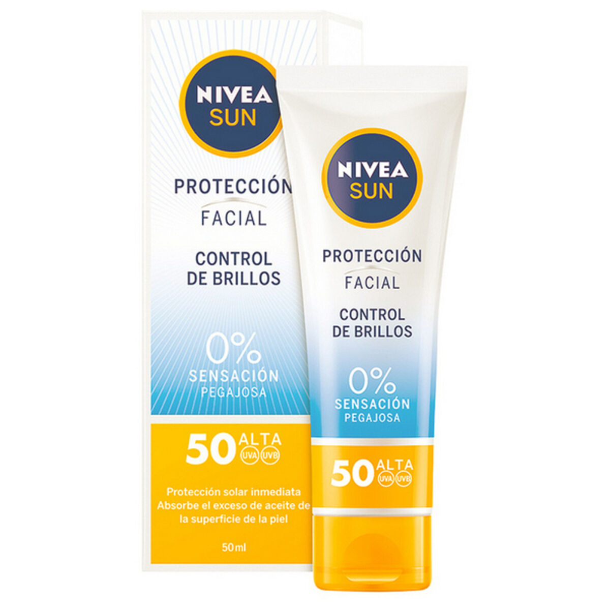 Sonnenschutzcreme für das Gesicht Nivea Sun Facial Spf 50 50 ml