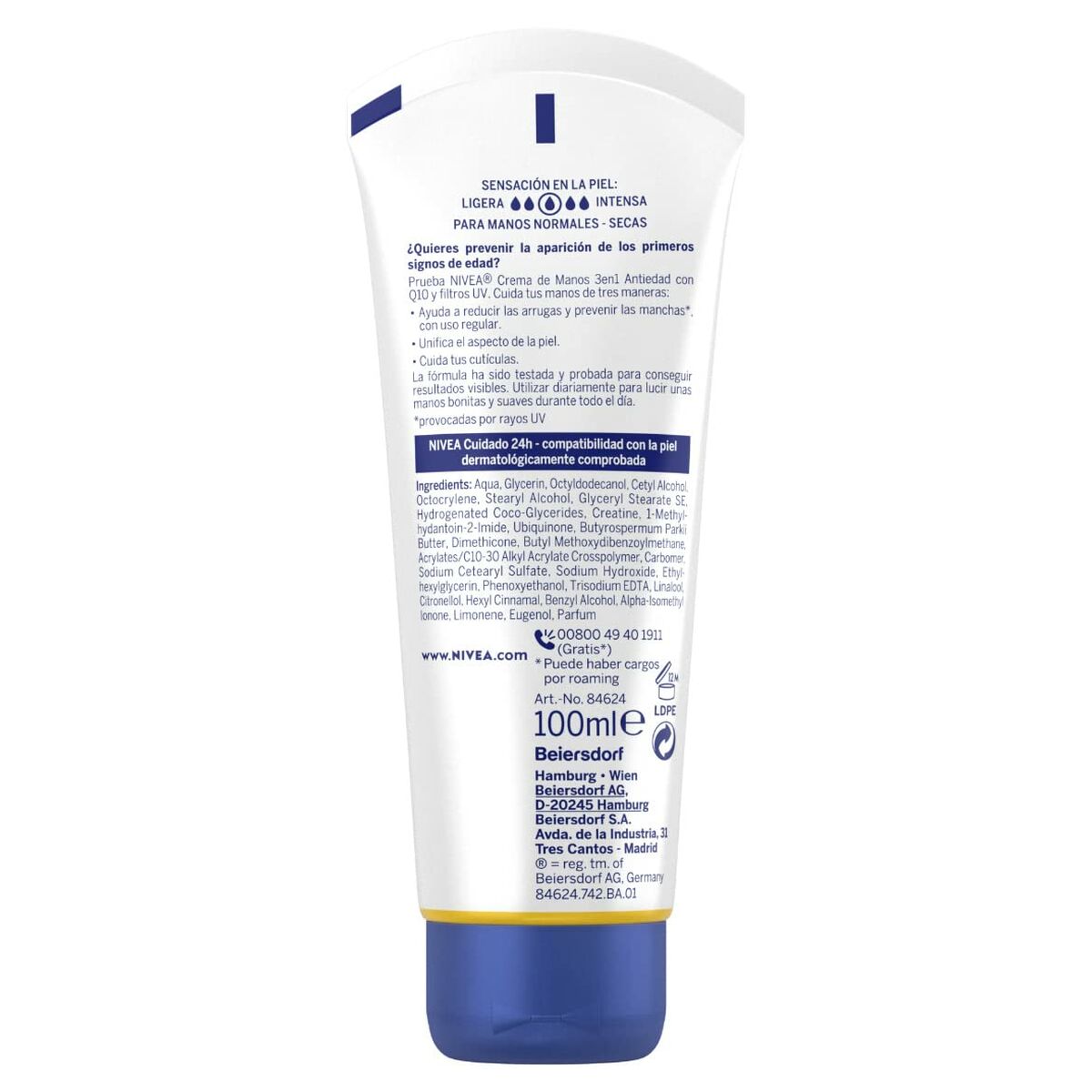 Anti-Aging- Handcreme Nivea Q10 100 ml 3 in 1