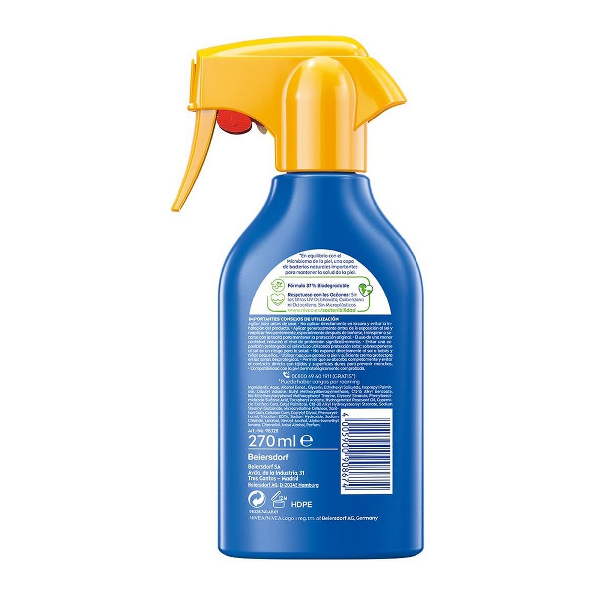 Sonnenschutzspray Nivea Sun Hidrata Spf 20 270 ml Bräunungsmittel