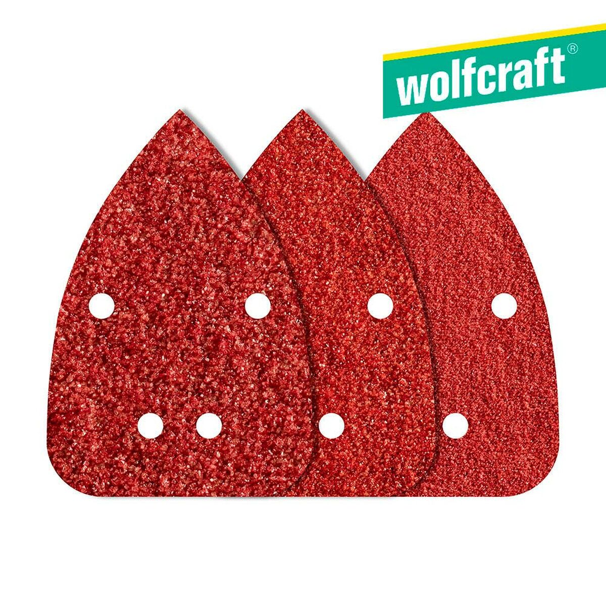 Schleifpapier Wolfcraft 80 g 120 g (10 Stück)