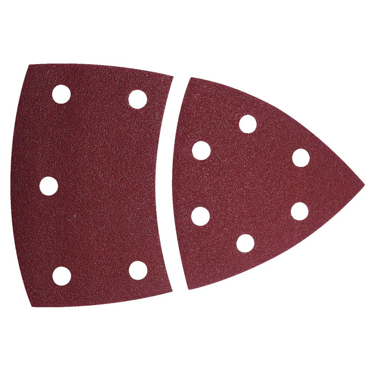Schleifpapier Wolfcraft 80 g 10 Stück (9,5 cm)