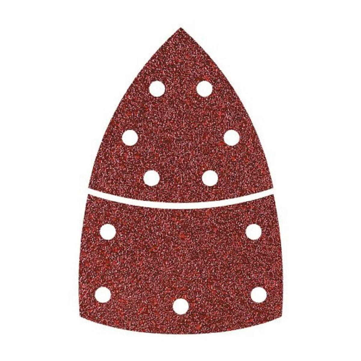 Schleifpapier Wolfcraft 80 g 10 Stück (9,5 cm)