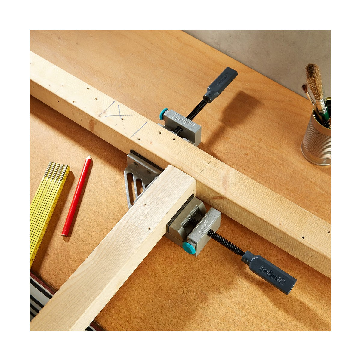 Winkel-Schraubzwinge Wolfcraft 3415000
