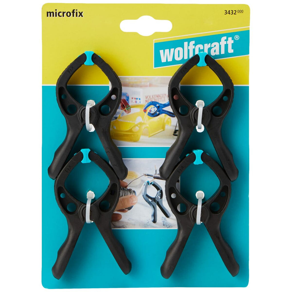 Federzange Wolfcraft microfix 4 Stücke