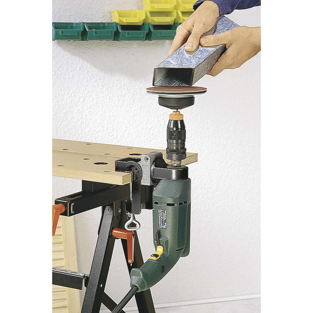 Bohrständer Wolfcraft Bohrer